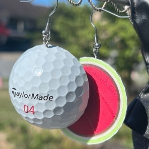 Golf Ball earrings